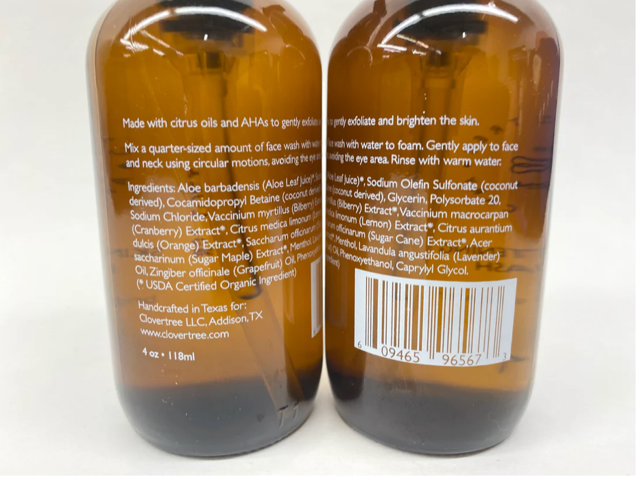 Skin Brightening Face Wash, 4 fl oz